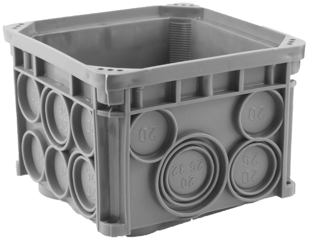 Boîte de dérivation T+T Ammer sans couv entrées 20×M20 10×M25 3×M32