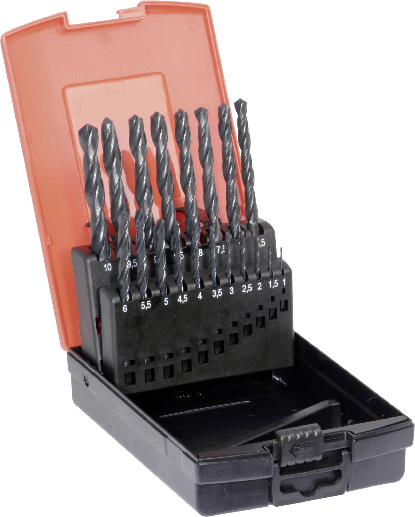 Spiralbohrersatz HSS 19-teilig