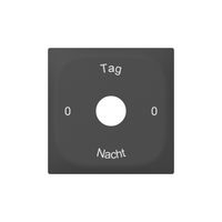 Plaque frontale SIDUS avec gravure anthracite