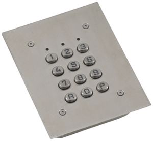 Serrure à code ENC Wunderli SU2 12…24VAC/DC 140×110×1mm IP65