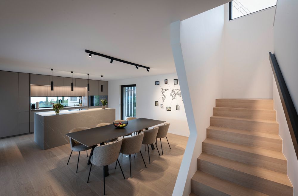 Spot LED SLV IN-LINE 22 48V TRACK 7.3W 570lm 930 95° DALI 220×22mm nero