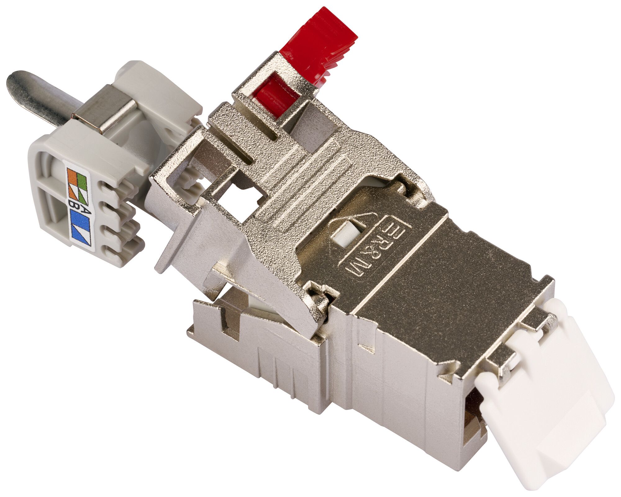 Module de raccordement R&Mfreenet EL4.0 RJ45/s cat.6A IDC AWG22…26 rouge 100pcs