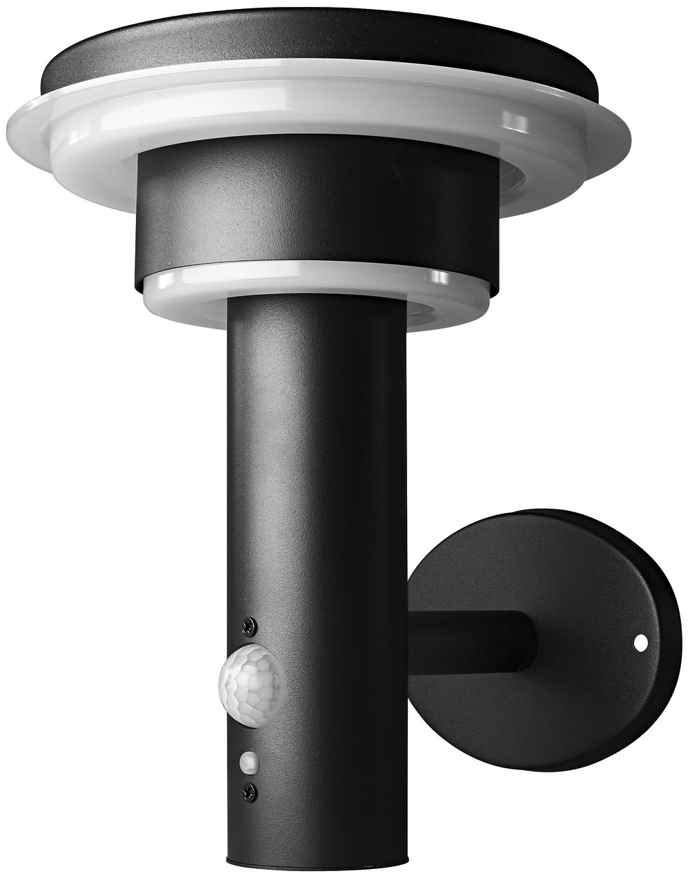 Lanterna LED LDV ENDURA STYLE Solar Sensor Wall Double Circle, 6W nero