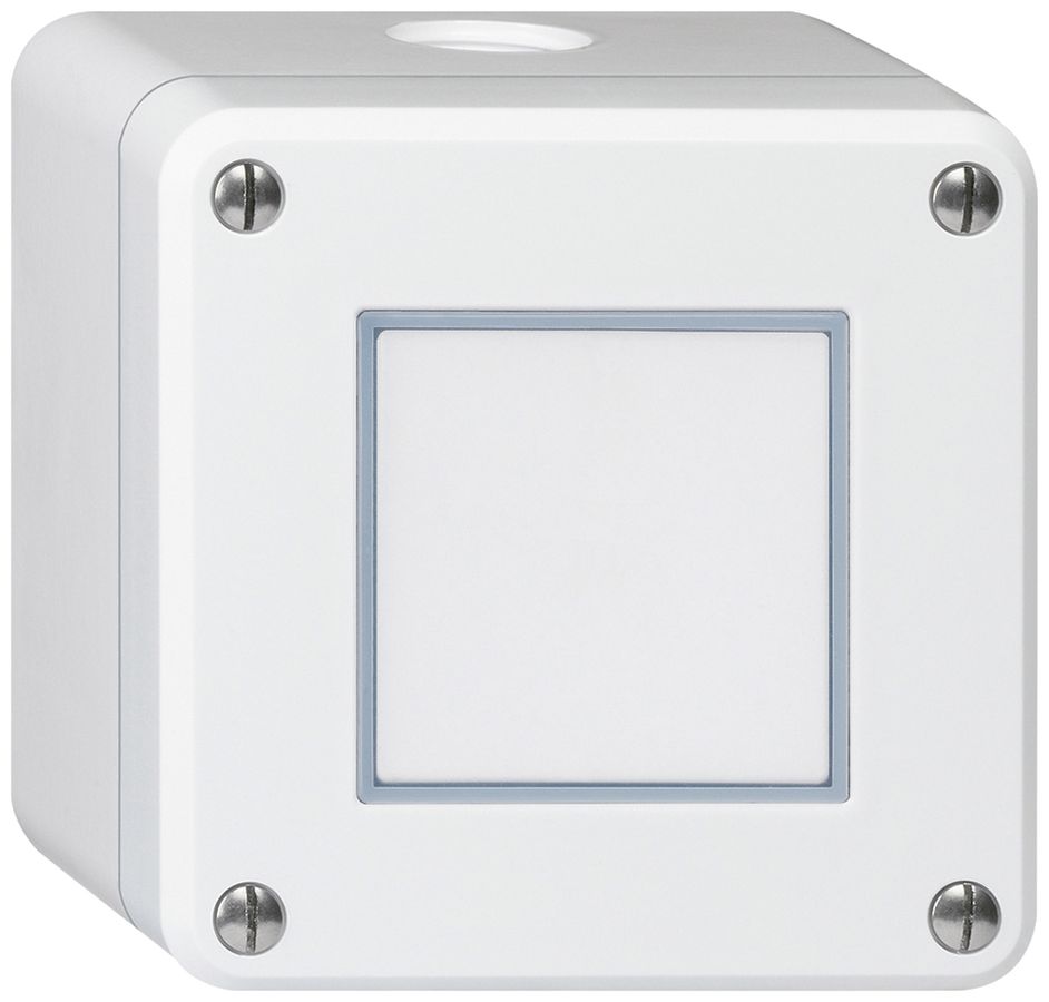 Contatto pulsante AP robusto IP55 bianco