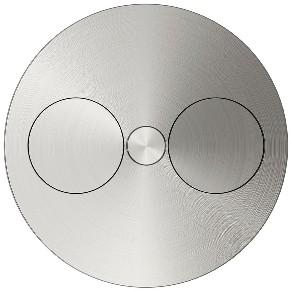 EB-Tischsteckdose BACHMANN TWIST 2×T23 42.5mm Ø115mm Edelstahl glänzend