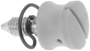 Halteschraube Stahl M6×15 mit Kunststoffkopf