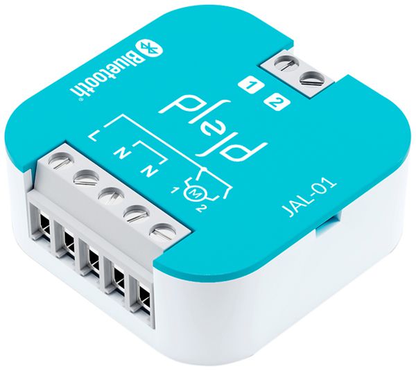 EB-RF-Jalousieaktor Plejd JAL-01 230V BT, Mesh 46×46×18mm