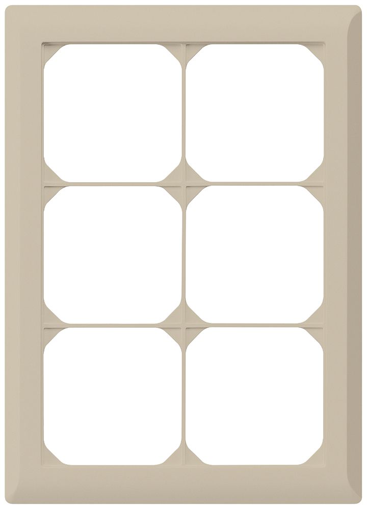 UP-Abdeckrahmen kallysto.line 3×2 beige 152×212mm
