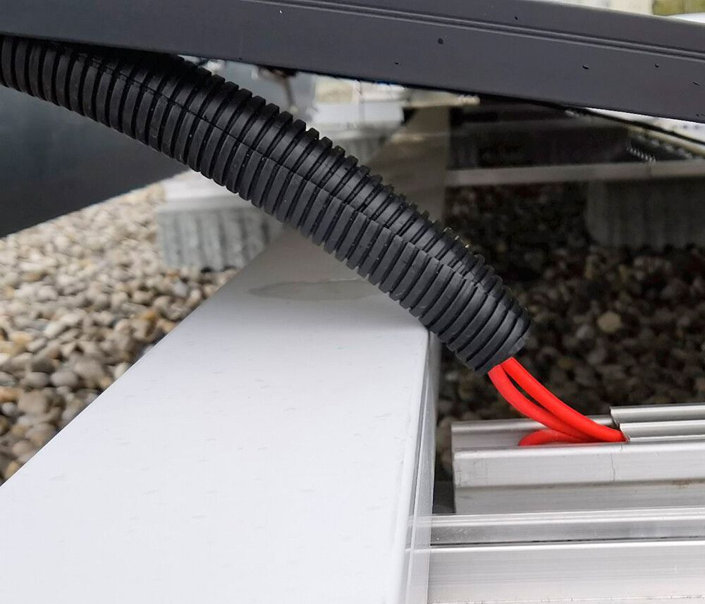 Tubo corrugato Plica DUPLEX PA Ø45mm flessibile PA -40…120°C nero IP44