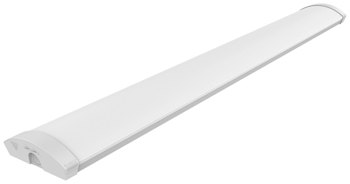Plafonnier LED DOTLUX SOFTEDGE 40W 5600lm 830/840/860 IP44 DALI 1195mm blanc