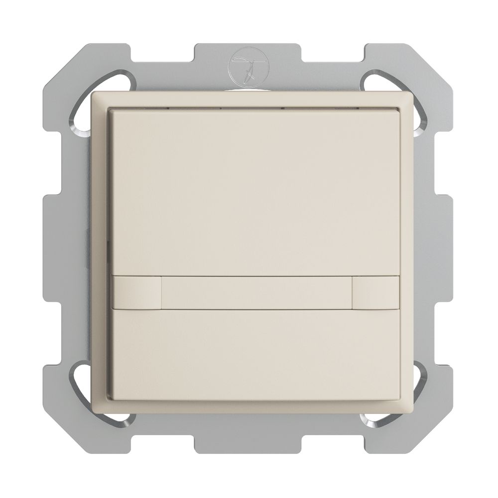 Poussoir KNX RGB ENC EDUE, 250mW, s.LED, papier, 1×pouss., comm.2×touches, crema