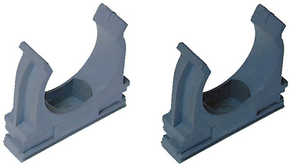 Klemmschelle Plica M40 hellgrau