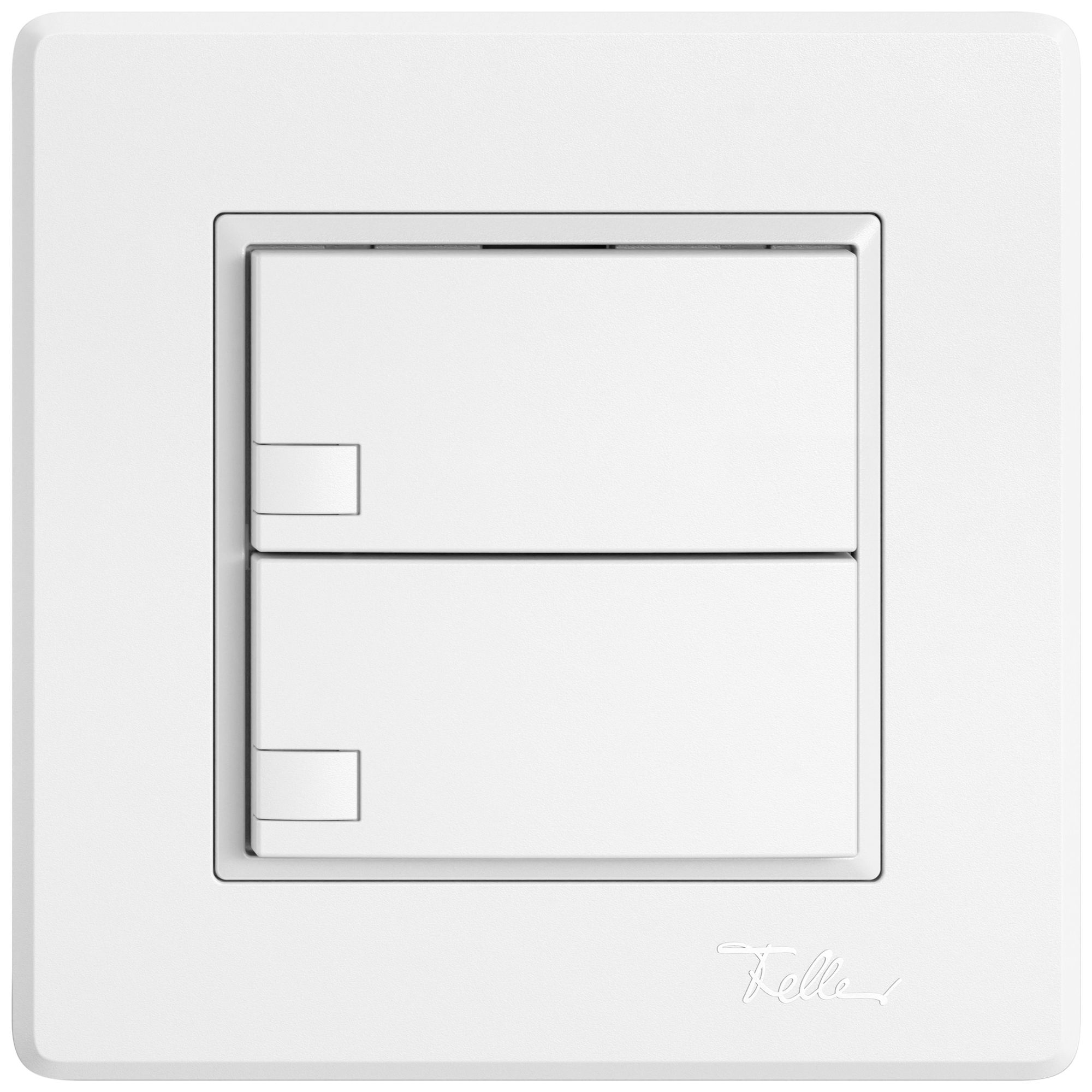 UP-Universaltaster EDIZIO.liv UNI SNAPFIX® 12…48V o.LED 2× 1-Tbed.ws