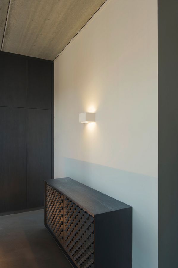 Applique SLV PLASTRA R7s 20W 190×145×125mm plâtre blanc