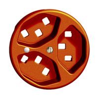 Frontscheibe FH 3×T23 orange Ø58mm mit Linse