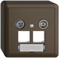 AP-Multimediadose EDIZIOdue FX.54 EASYNET 11dB, f.2×RJ45 S-One, coffee