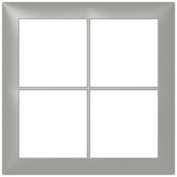 Cadre de recouvrement SIDUS 2×2 gris clair