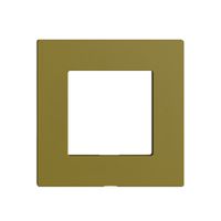 Frontplatte Edue Wiser für Abdeckset, ohne Beschriftung, IP20, 60×60mm, olive