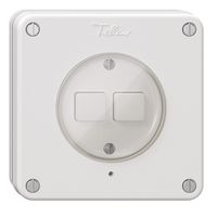 UP-Druckschalter 2K/2T NEVO Wiser weiss