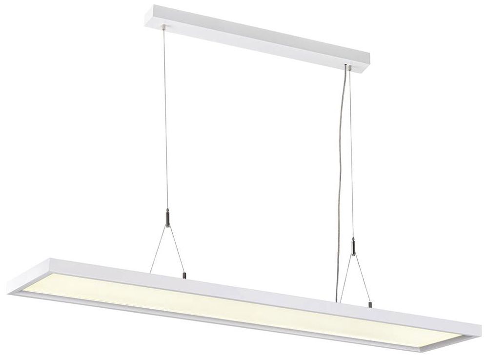 LED-Pendelleuchte SLV WORKLIGHT DALI 57W 5000lm 4000K 260×1200mm weiss
