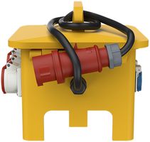 Stromverteiler EverGum maxi 40A 1×FI 8×LS 4×T23 2×T25/CEE16/CEE32 3m