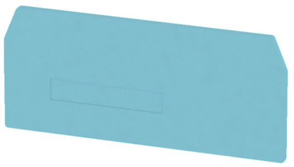 Paroi de fermeture/intermédiaire Weidmüller ZAP/TW ZDU10 74×42.8mm bleu