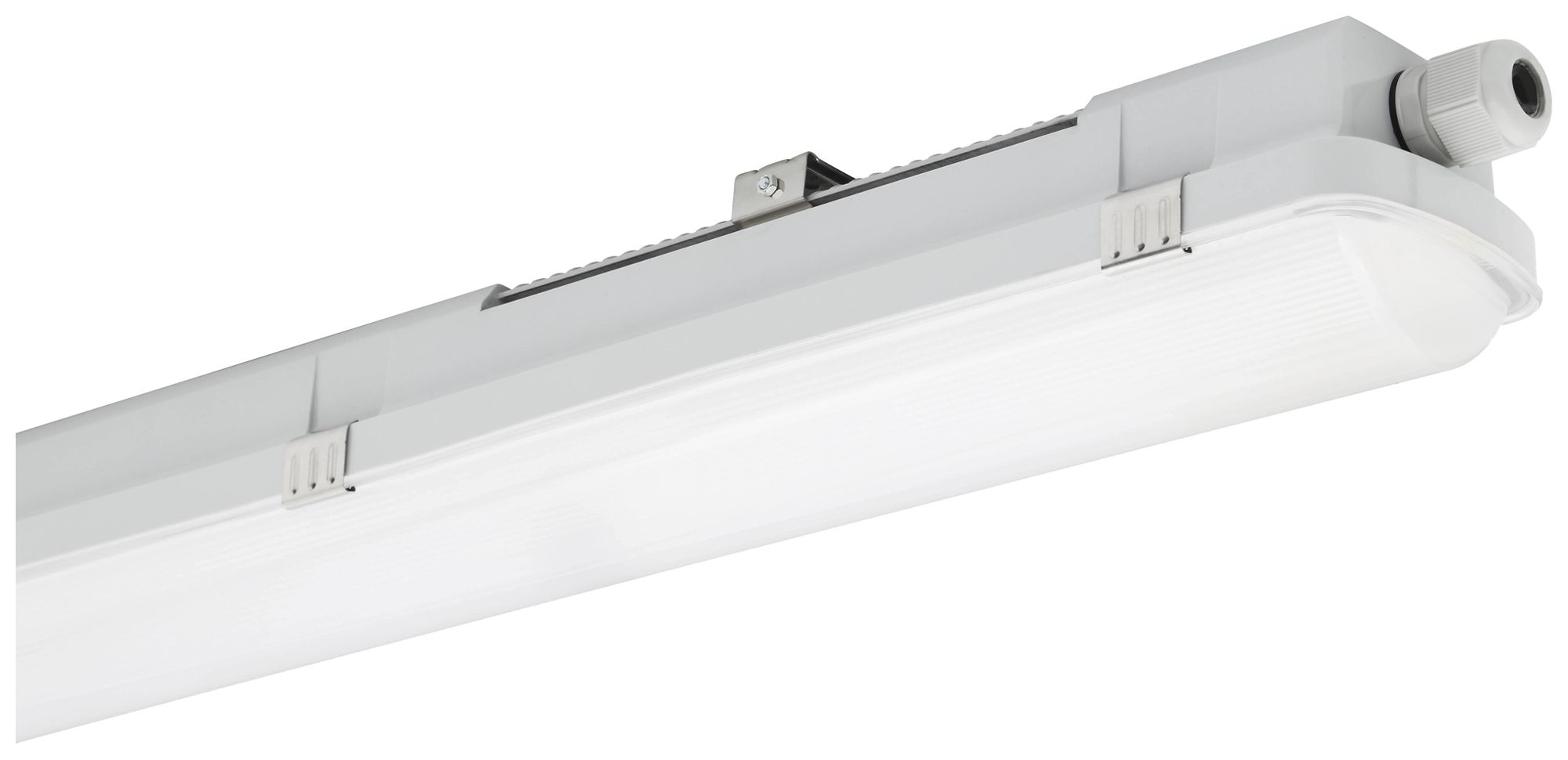 LED-Feuchtraumleuchte Sylvania RESISTO 600 HE 16W 2500lm 840 IP66 650mm grau