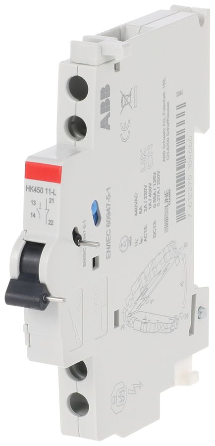 Hilfsschalter ABB SMISSLINE CLASSIC HK45011-L, 1S+1Ö, 6A/230V, links