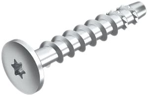 Goujon à visser coupe feu Bettermann T30 7.5×50mm acier galvanique zingué