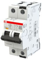 Leitungsschutzschalter ABB MCB S300P 2P 415V Typ K Icn 25kA Icu 25kA 2TE