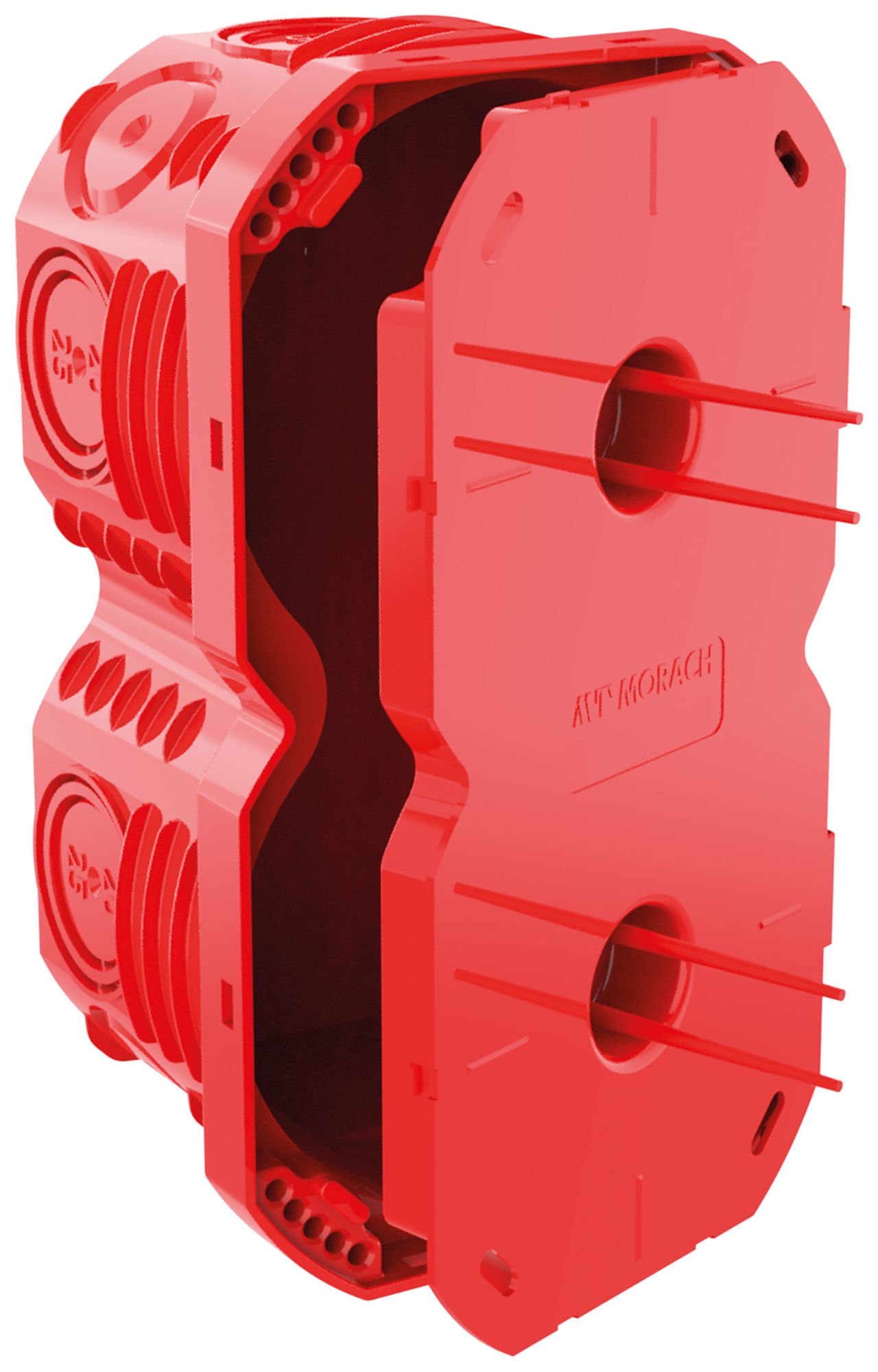 Einlasskasten MT NIS 2×1 GDP 850°C 71×131×60mm rot