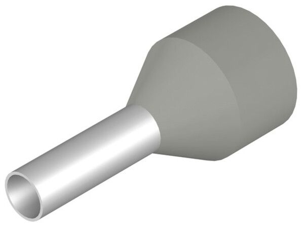 Estremità di cavo Weidmüller H isolata 4mm² 10mm grigio borsa multipla