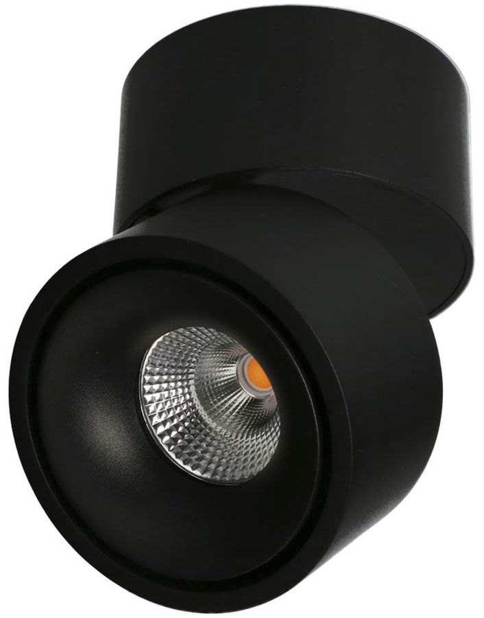 Spot LED maxLUCE BIG SHINE 230V 13W 3000K 1100lm 36° nero opaco