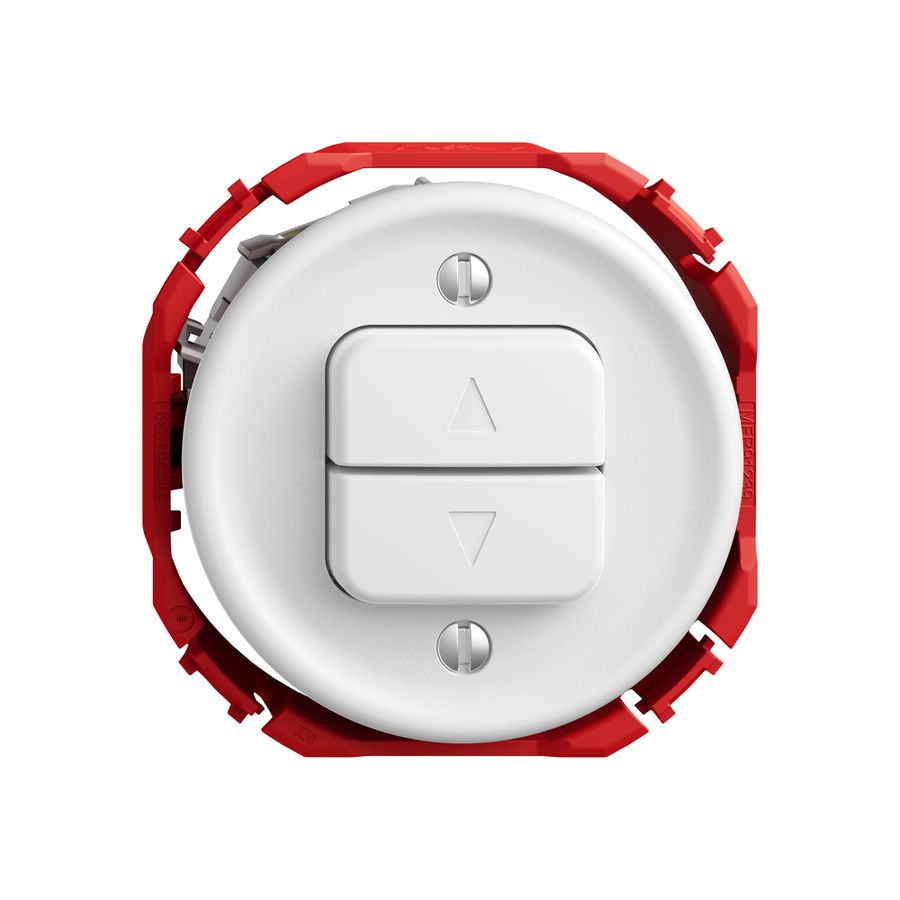 Storentaster STANDARDdue SNAPFIX® 10A 250V 2 Tasten 1 Kanal ws