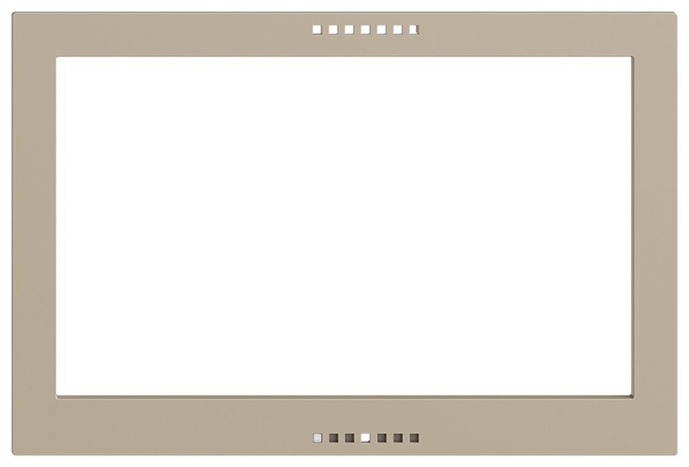 Plaque frontale EDIZIOdue pour KNX-Panel 7" sand