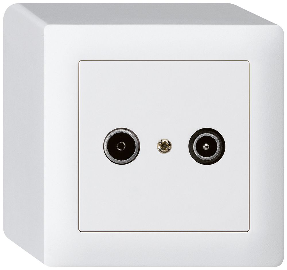 AP-Antennendose kallysto R/TV 10.5dB 2GHz weiss