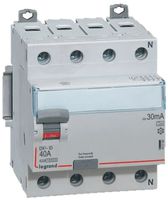 Fehlerstromschutzschalter Legrand DX3standard 4P 400V 63A 0.3A Typ A 4TE