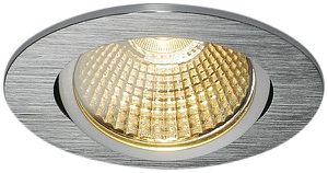 EB-LED-Deckenleuchte SLV NEW TRIA 68 ROUND 7.2W 1800…3000K EB-Ø68mm Al geb.
