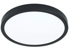 LED-Deckenleuchte Eglo FUEVA 16W 0…1800lm 2700…6500K IP44 DIM Ø278×25mm schwarz
