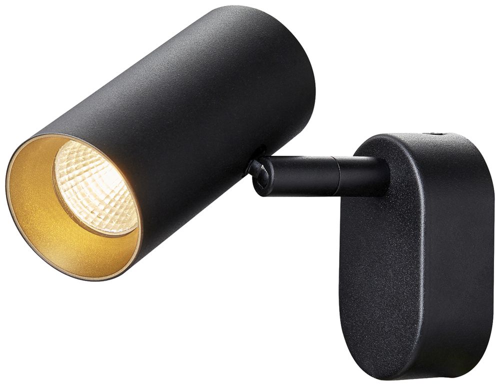 Spot LED SLV NOBLO 6W 740lm 927 VAR 90×105×127mm noir