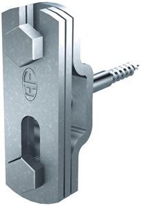 Support de fil Flury AV 23 pour ruban, acier inoxydable A4, 40×5mm