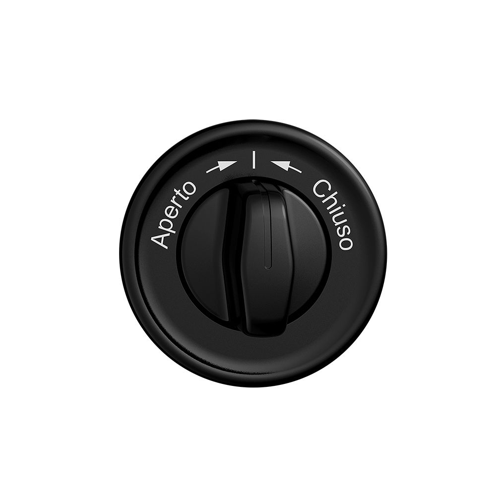 Kit frontal STANDARDdue Aperto->I<-Chiuso noir pour contact pivotant