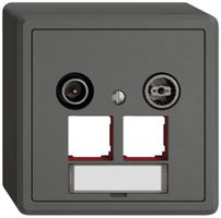 AP-Multimediadose TV-R EDIZIO.liv SNAPFIX® EASYNET f.2×RJ45 S-One 19dB dgu