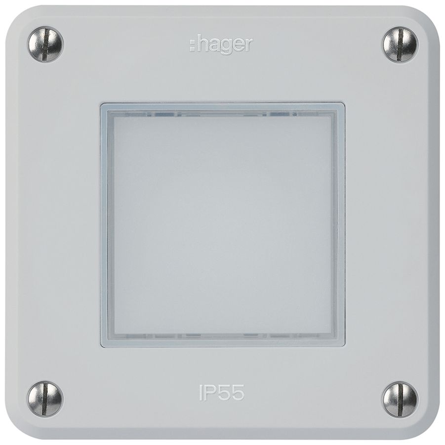 UP-LED-Leuchte robusto C IP55 grau LED blau