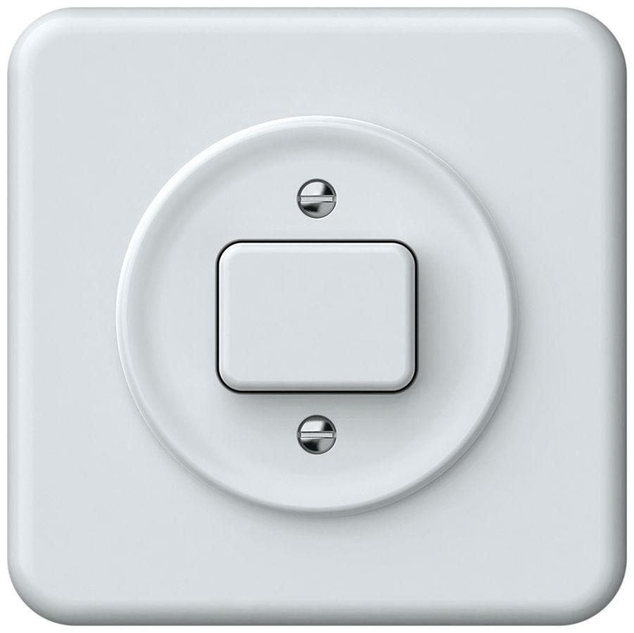 UP-Druckschalter origin Sch 6 92×92mm weiss