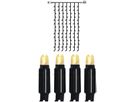 Lichtvorhang System 24 Extra, 1×2m, schwarz, 2.1W, 98 LED, warmweiss