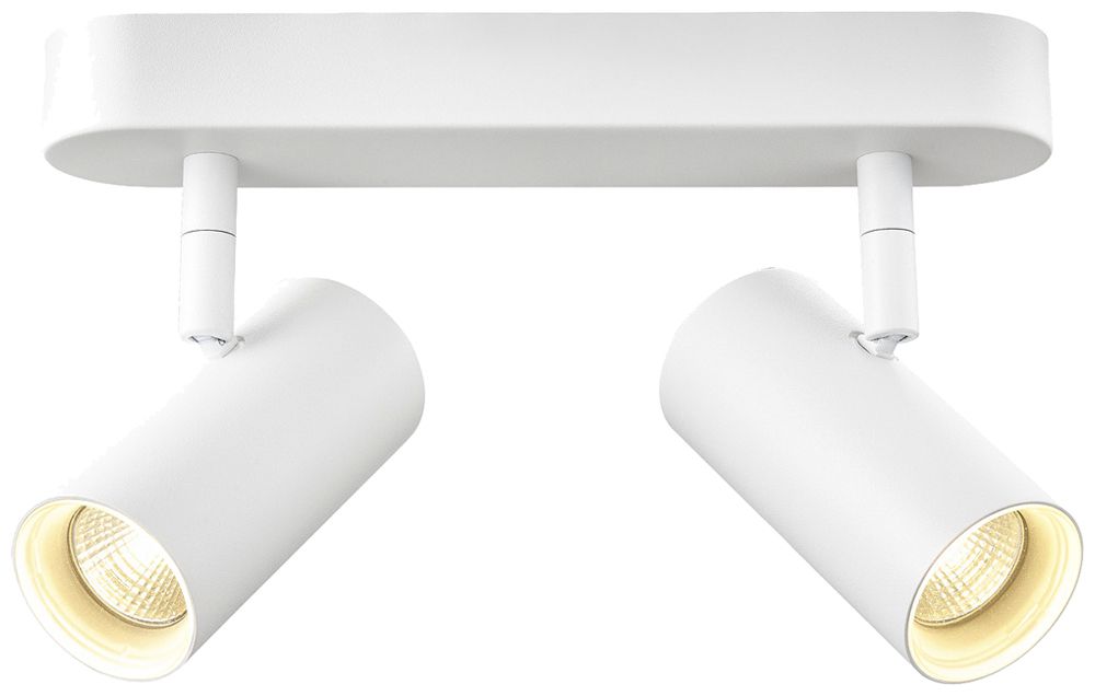 Spot LED SLV NOBLO 12W 1460lm 930 VAR 240×105×127mm blanc 2×Spot