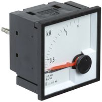 Ampèremètre bimétal INC Hager 1000A enfichable 72×72mm cl.3 intégration 15min