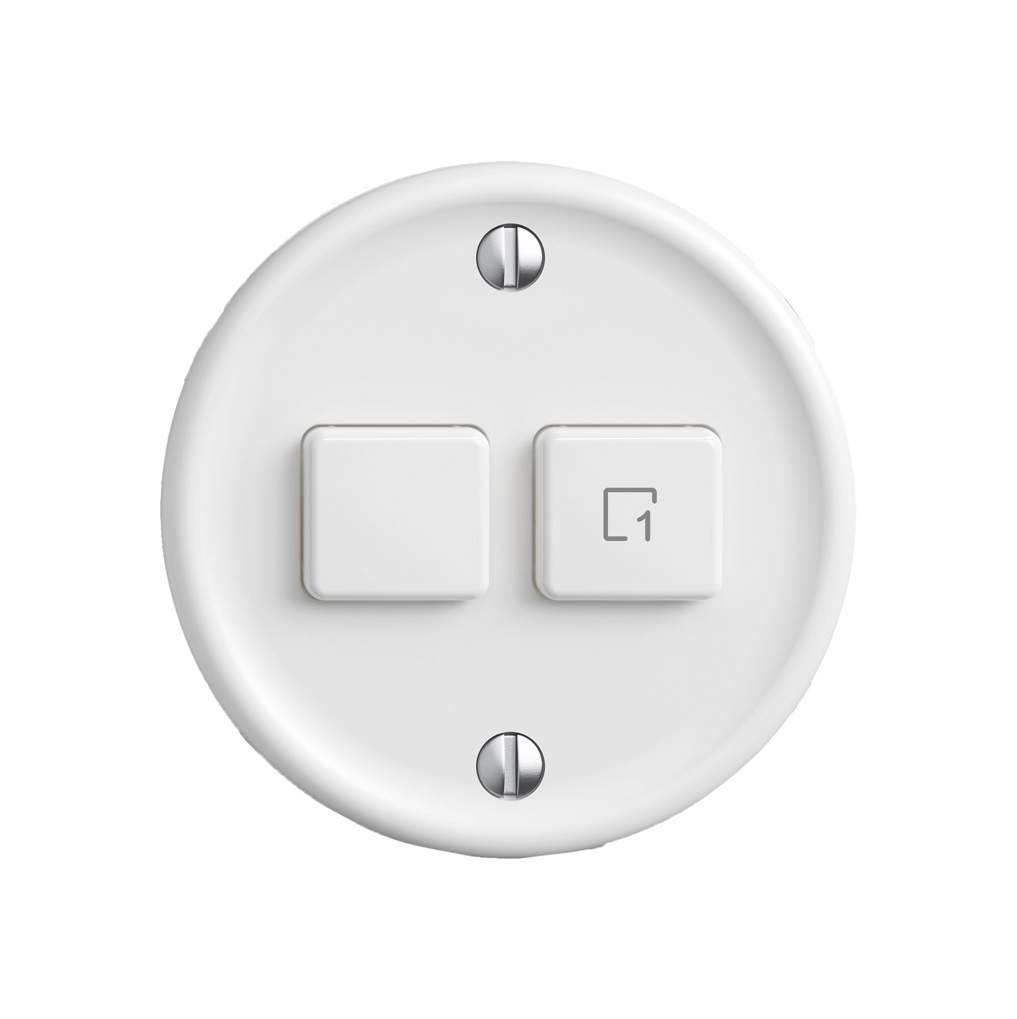 Kit di montaggio STANDARDdue Wiser SNAPFIX® p.interruttore 1c scena 2T bi