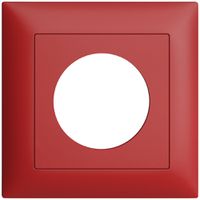 Kit frontal ENC EDIZIOdue berry 88×88mm avec alésage 43mm